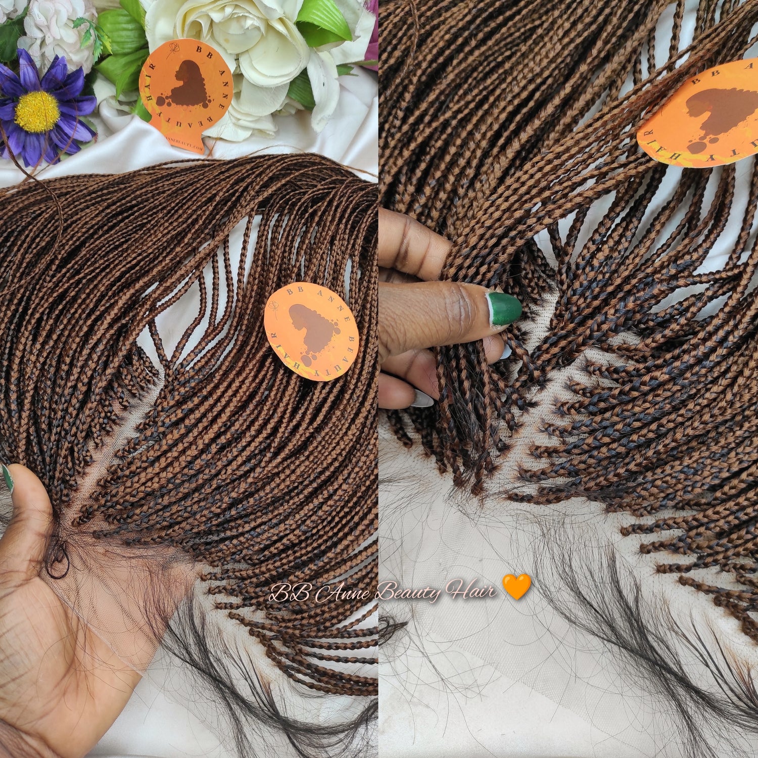 BRAIDED CLOSURES, FRONTALS & TOPPERS