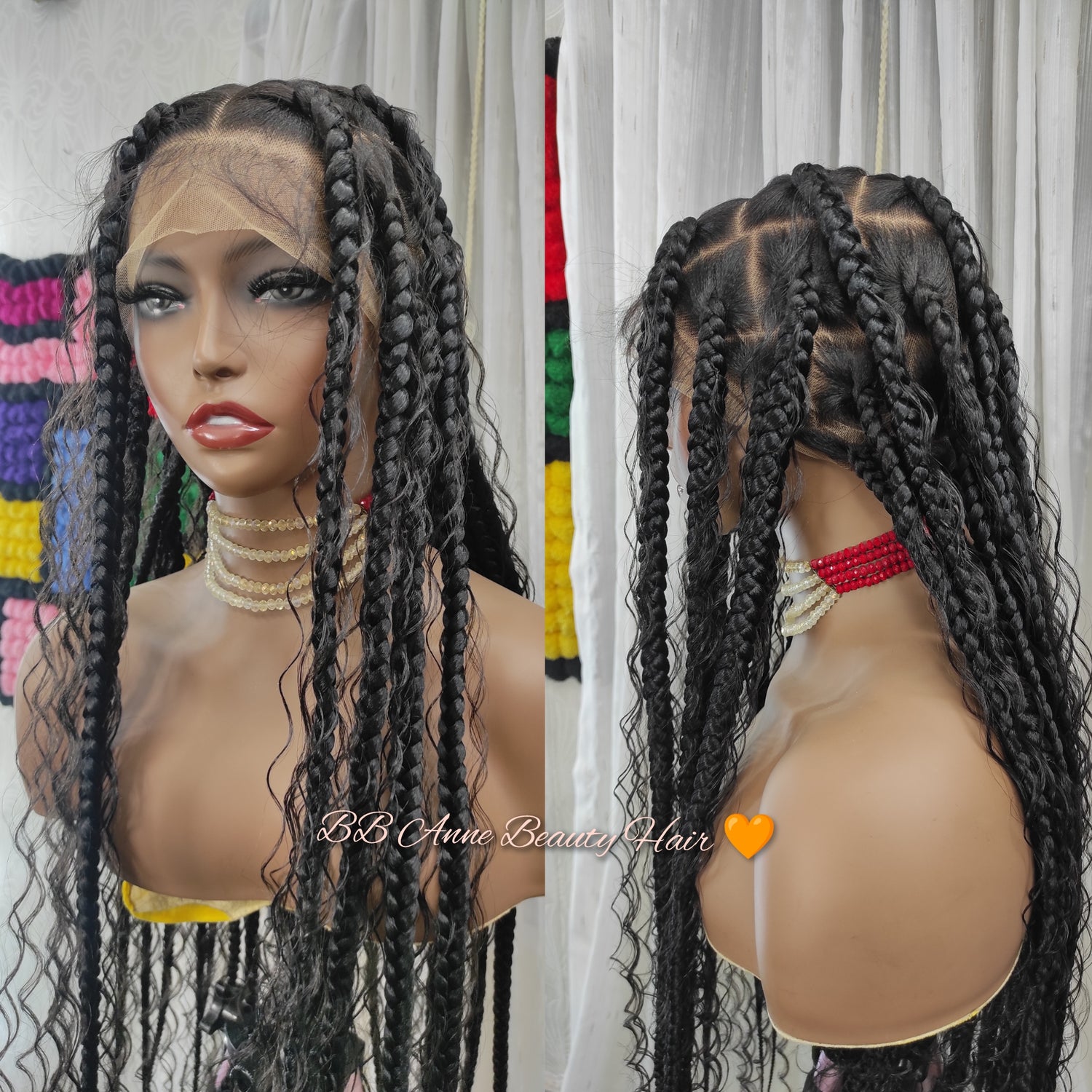 SYNTHETIC FULL LACE BRAIDED WIGS