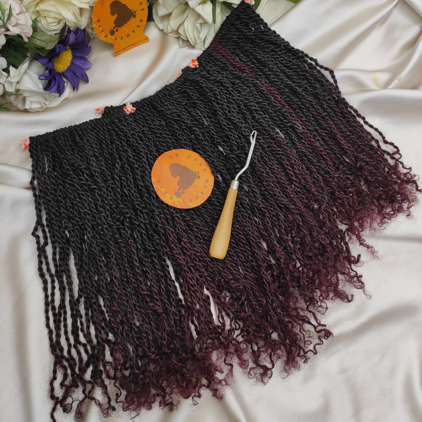 AFRO KINKY 4C CROCHET TWISTS || 100% Human hair