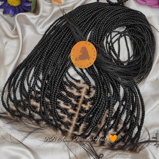 BRAIDED FRONTAL Topper | Closure or Frontal