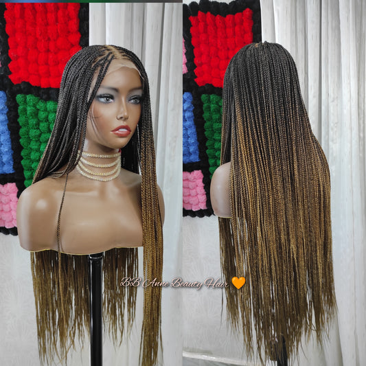 CASSIE | OMBRE Knotless | 5x5 inches Closure