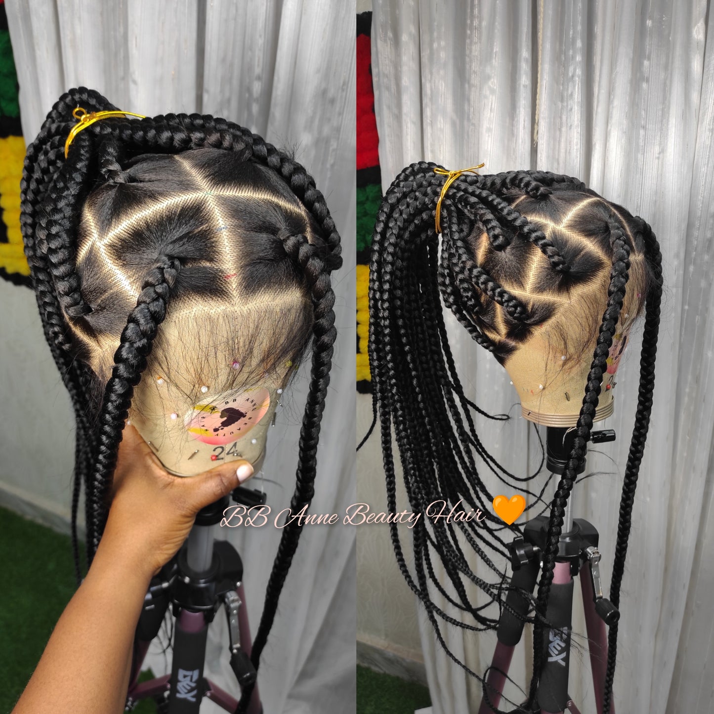 JUMBO SANS NŒUDS | Dentelle intégrale | Cheveux humains