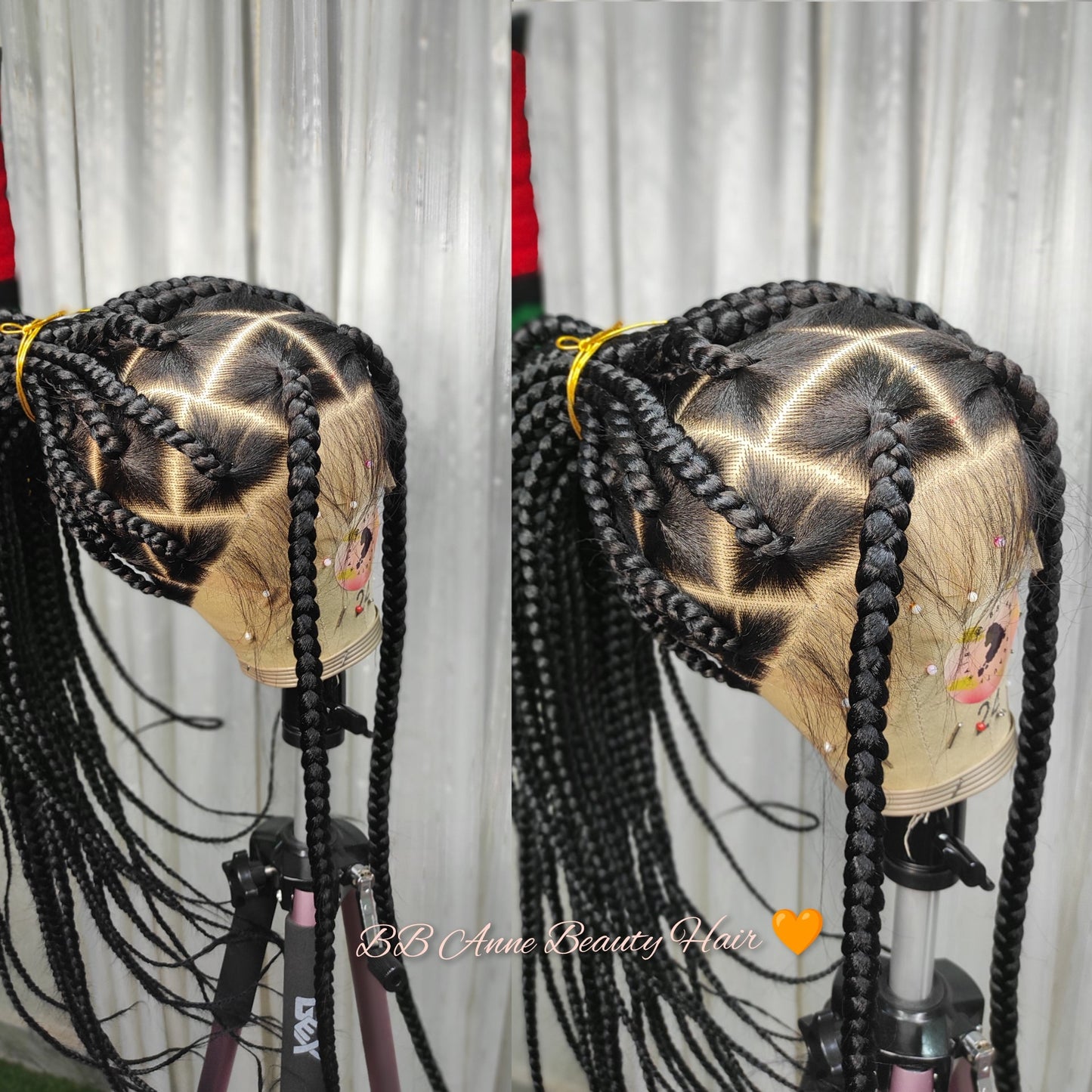 30" JUMBO KNOTLESS | Synthetic Full Lace | Fibre - Ready to ship