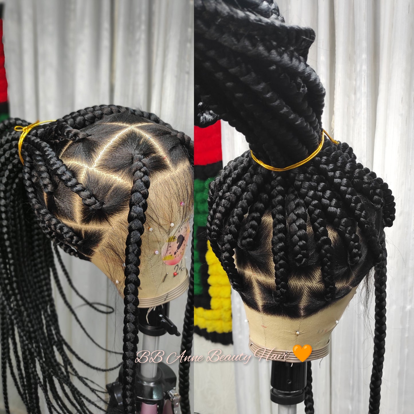 JUMBO SANS NŒUDS | Dentelle intégrale | Cheveux humains