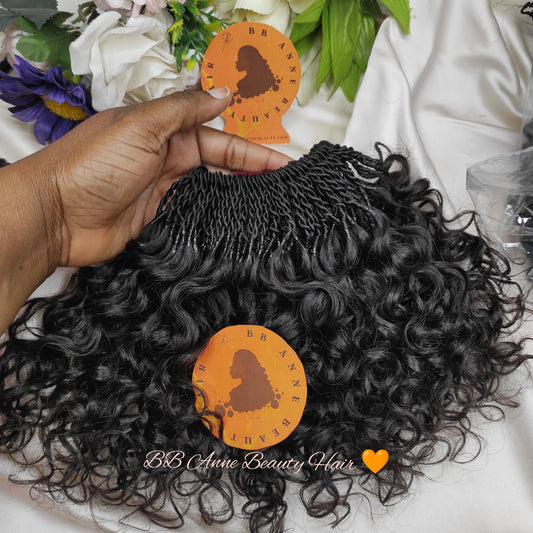 AMARA 100% Human Hair Crochet Braids || PIXIE Curl
