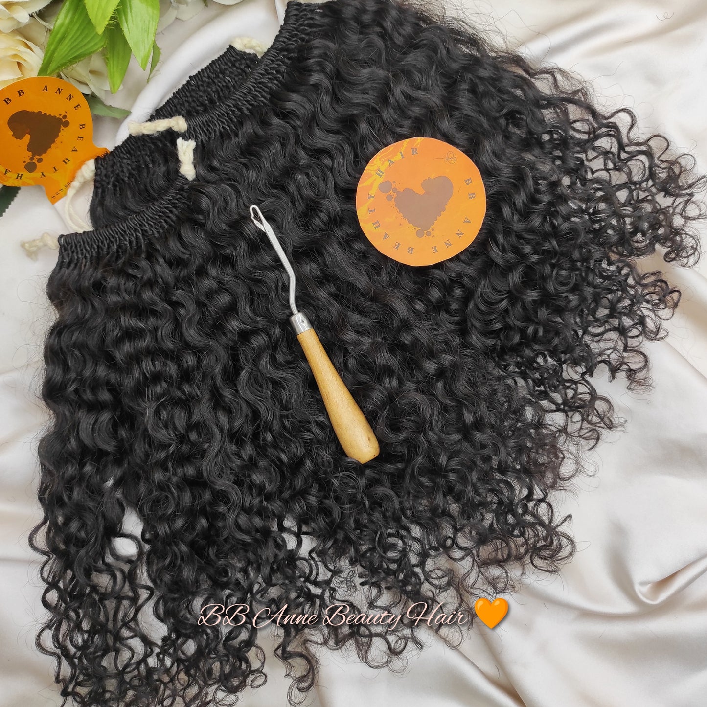 AMARA 100% Human Hair Crochet Braids || BURMESE Curl