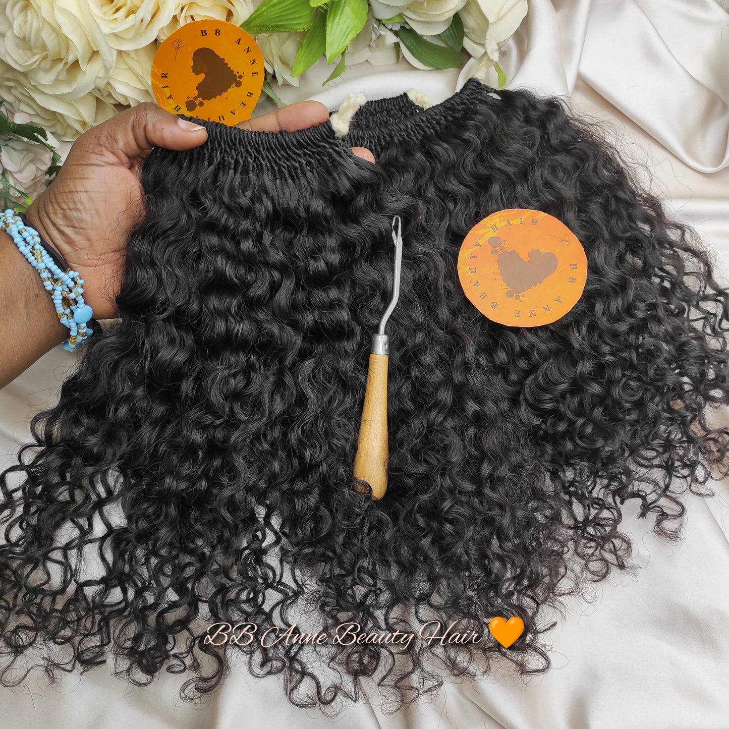 AMARA 100% Human Hair Crochet Braids || BURMESE Curl