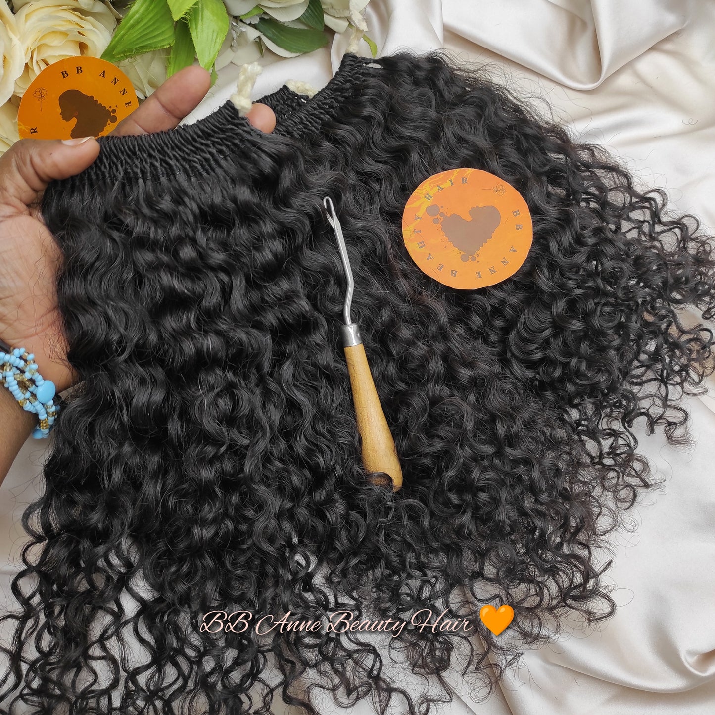 AMARA 100% Human Hair Crochet Braids || BURMESE Curl