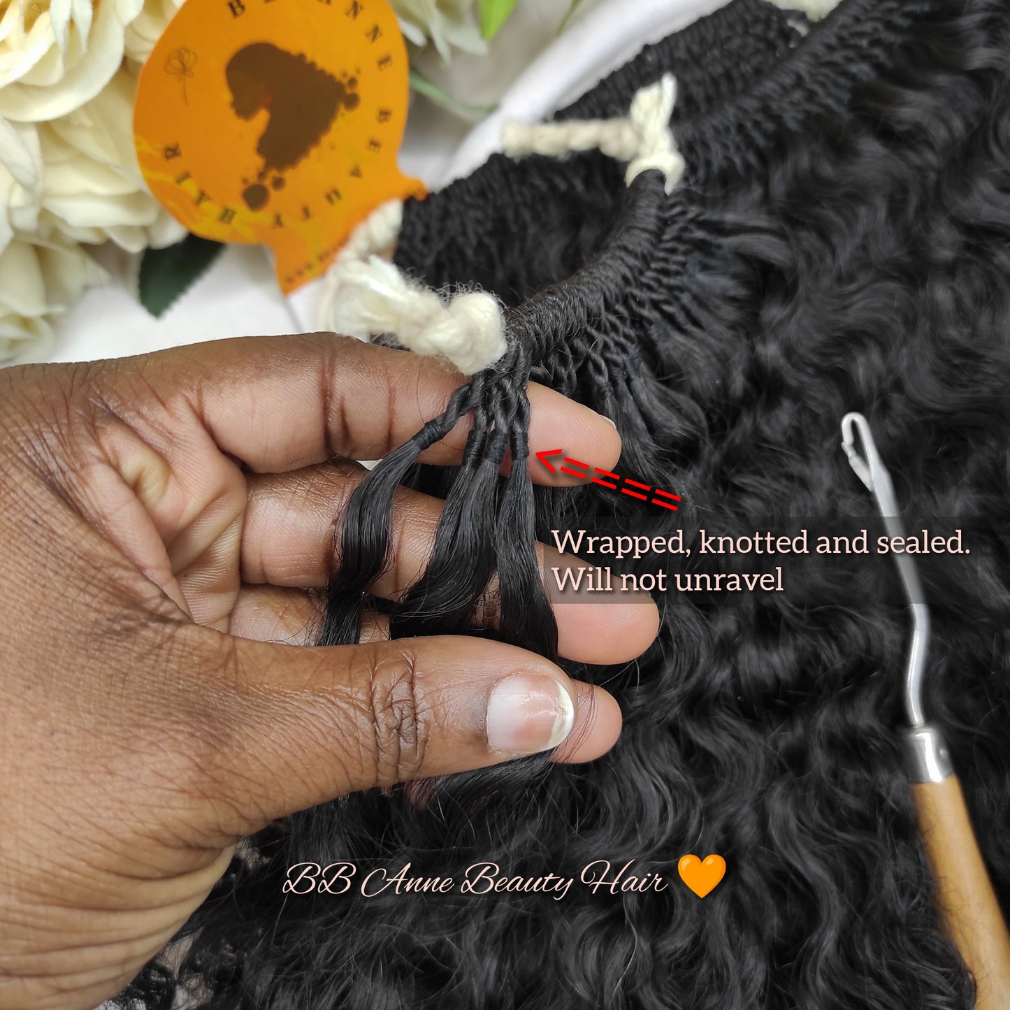 AMARA 100% Human Hair Crochet Braids || BURMESE Curl