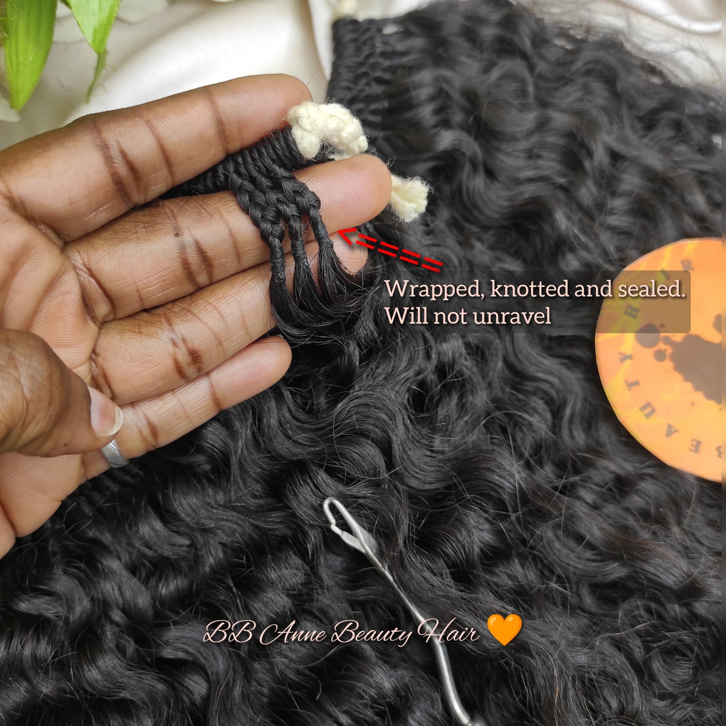 AMARA 100% Human Hair Crochet Braids || BURMESE Curl