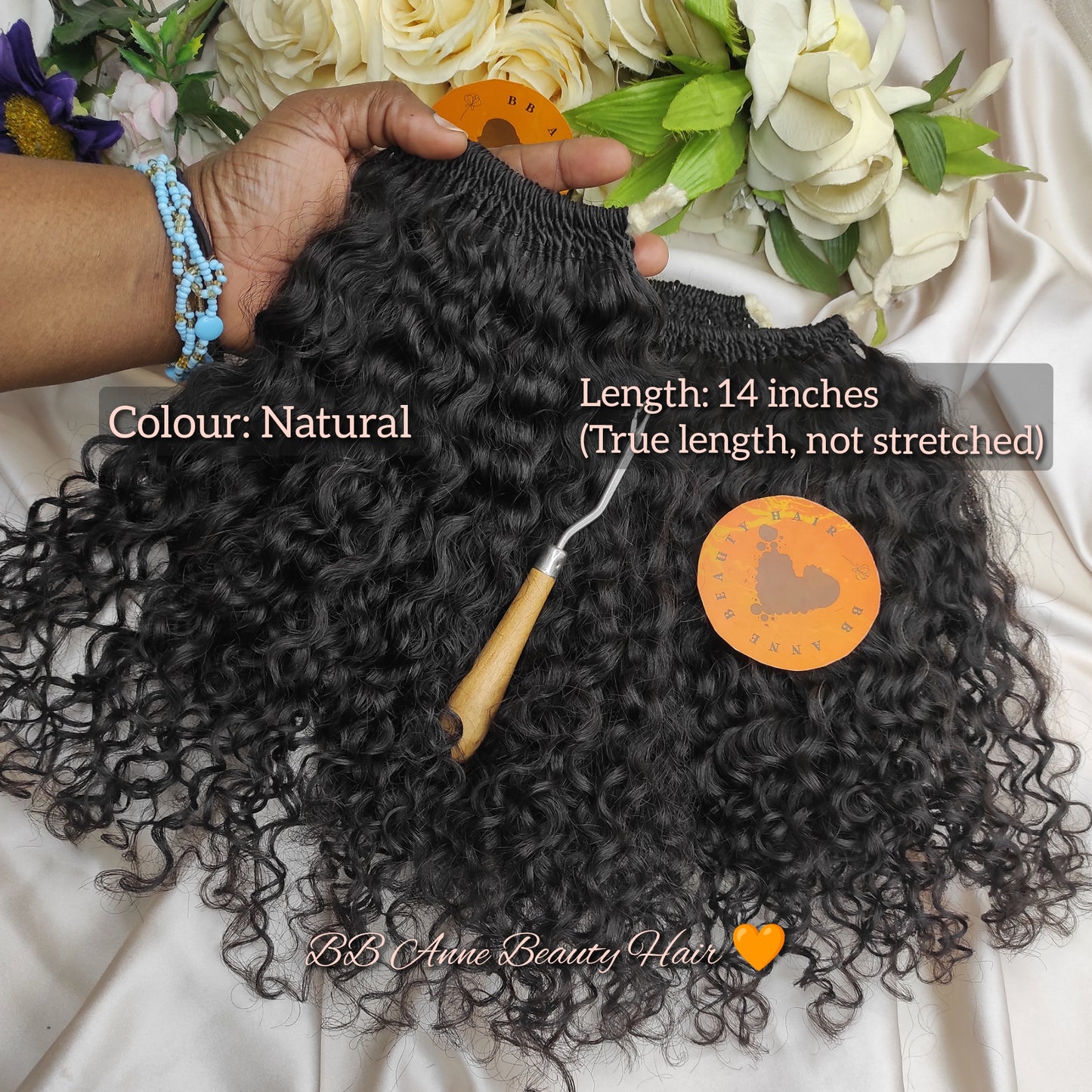 AMARA 100% Human Hair Crochet Braids || BURMESE Curl