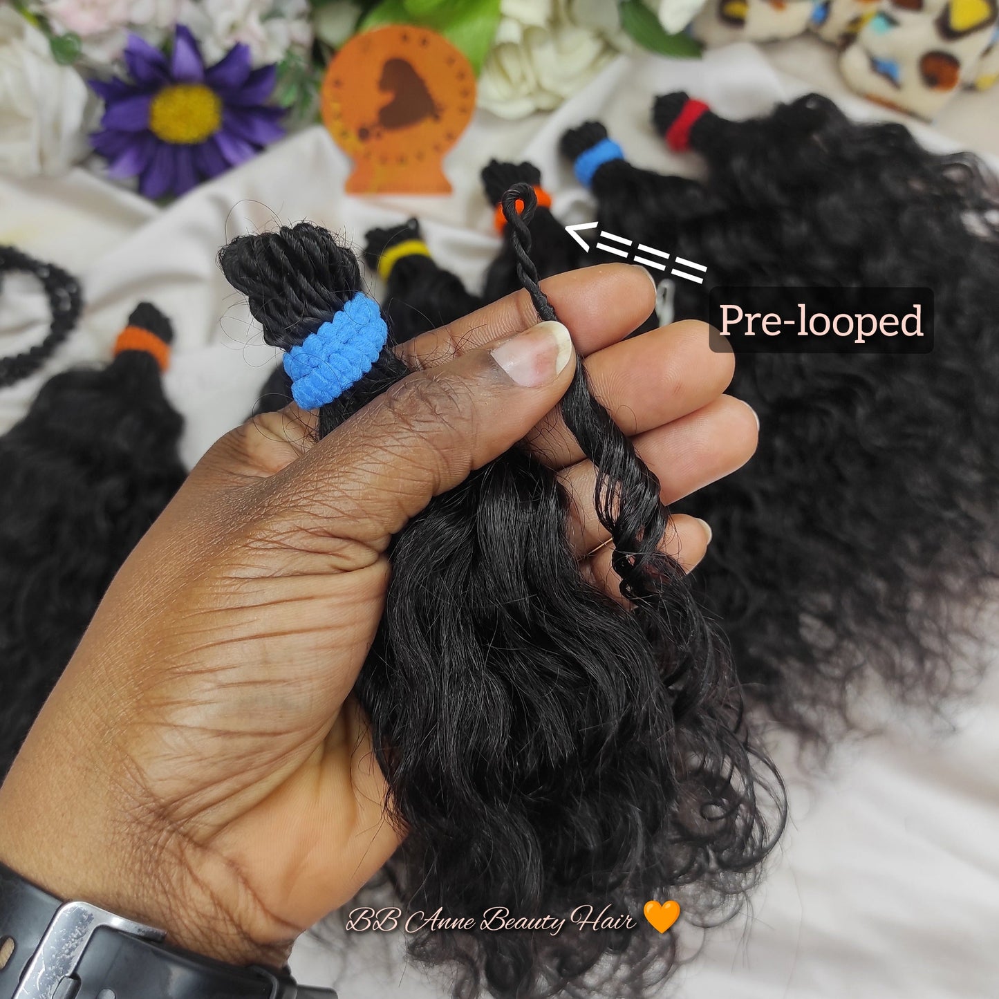 AMARA 100% Human Hair Crochet Braids || BURMESE Curl
