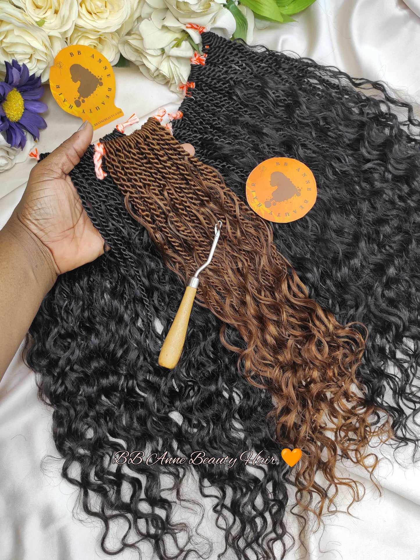 Twists BOHO-GODDESS - (Twistages des îles) || Boucles en cheveux naturels || Tresses au crochet