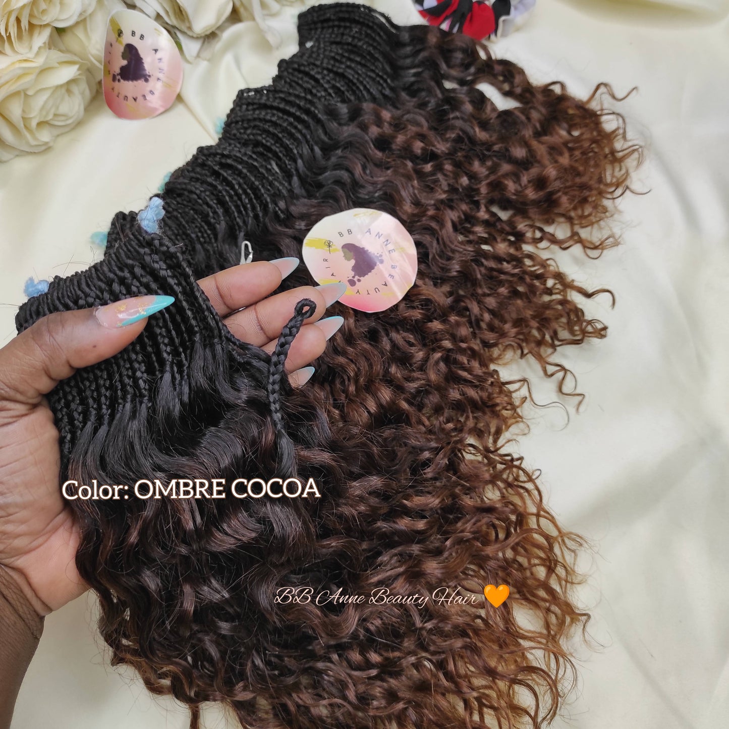 Tresses BOHO-GODDESS || Boucles en cheveux naturels || Tresses au crochet