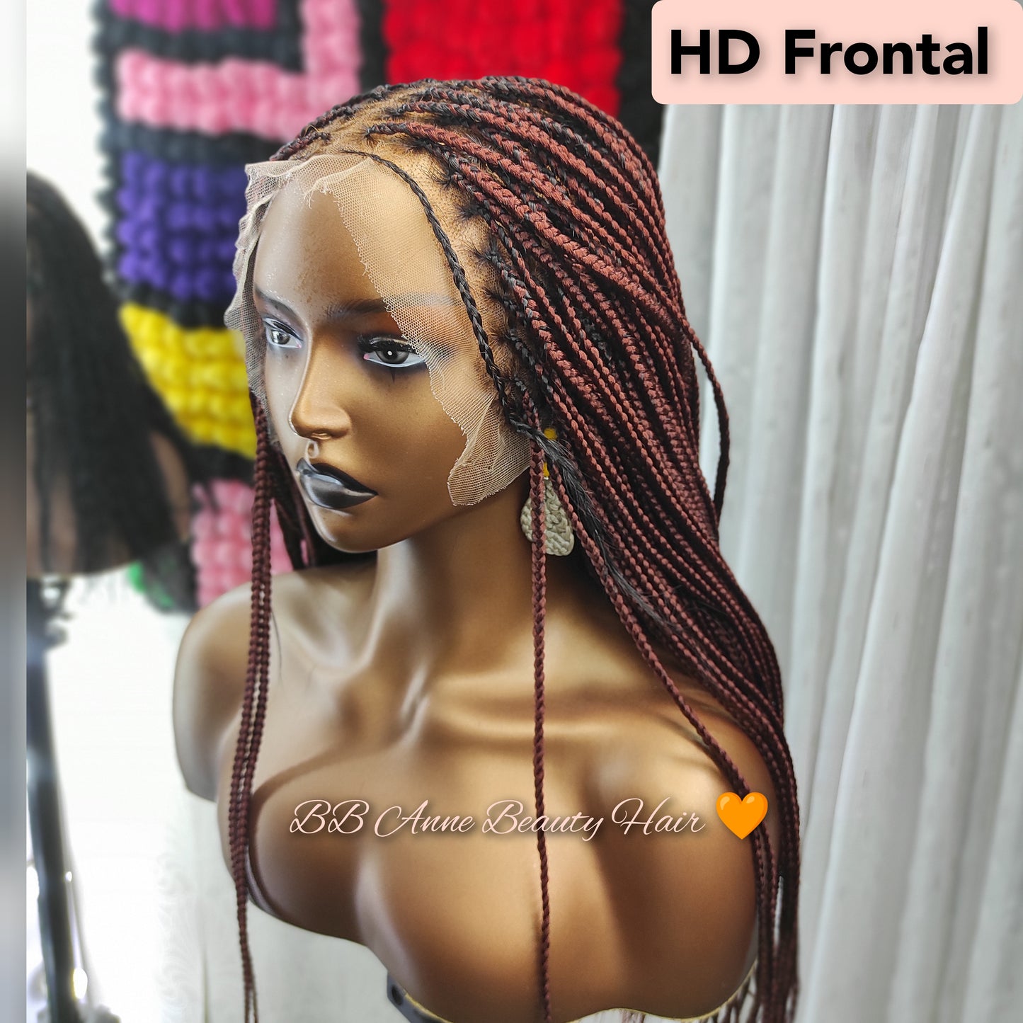 18" EXTRA SMALL KNOTLESS | HD Lace Frontal | Ready-to-ship