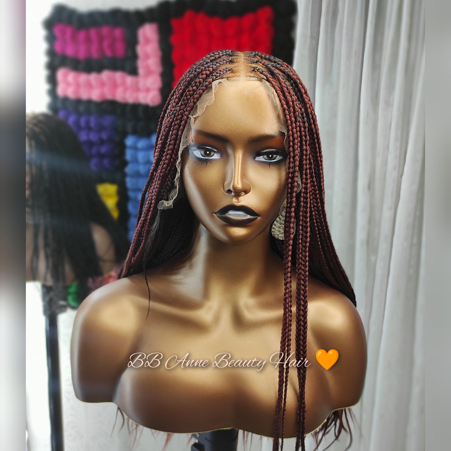 18" EXTRA SMALL KNOTLESS | HD Lace Frontal | Ready-to-ship
