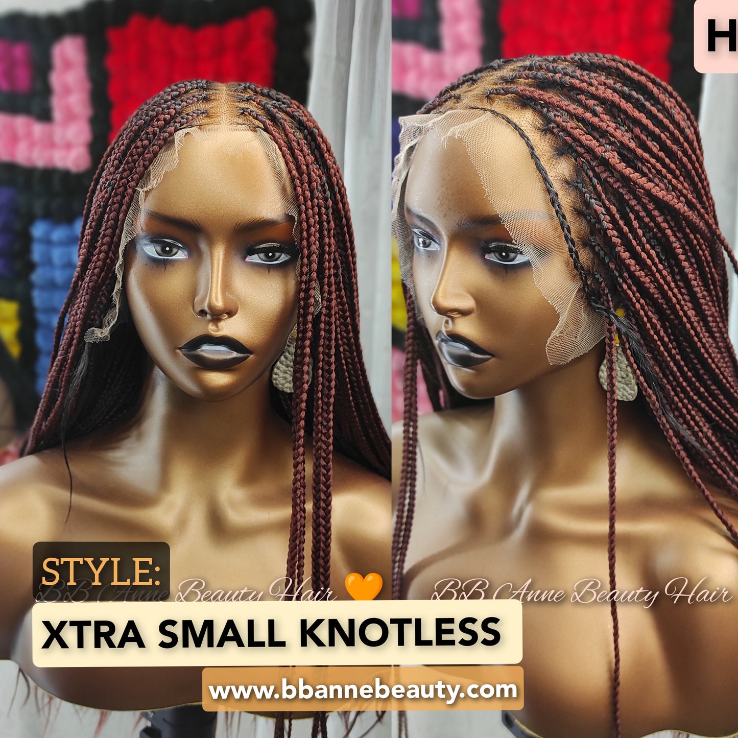 18" EXTRA SMALL KNOTLESS | HD Lace Frontal | Ready-to-ship