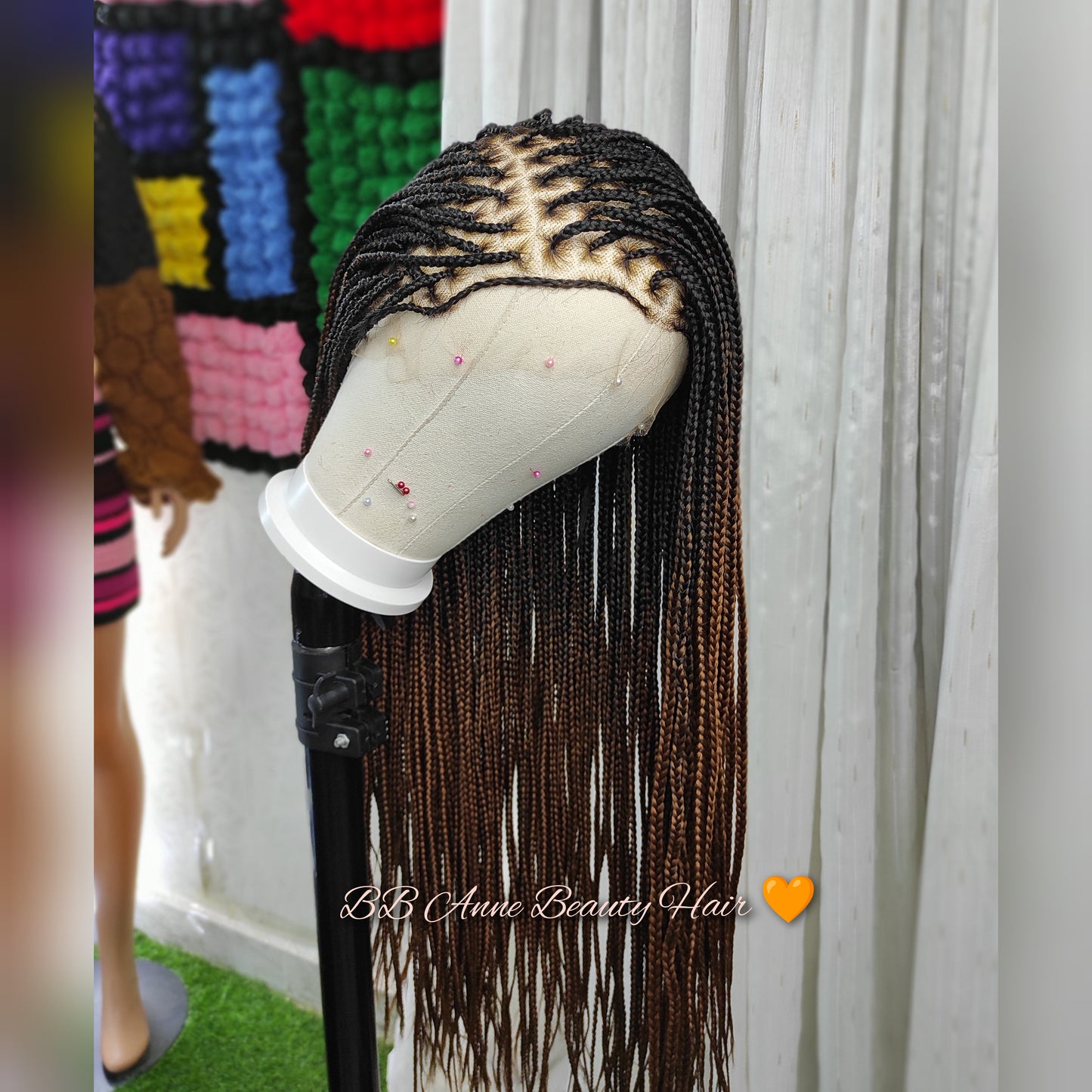 30" OMBRE SANS NŒUD | Dentelle intégrale HD | PRÊT À EXPÉDIER
