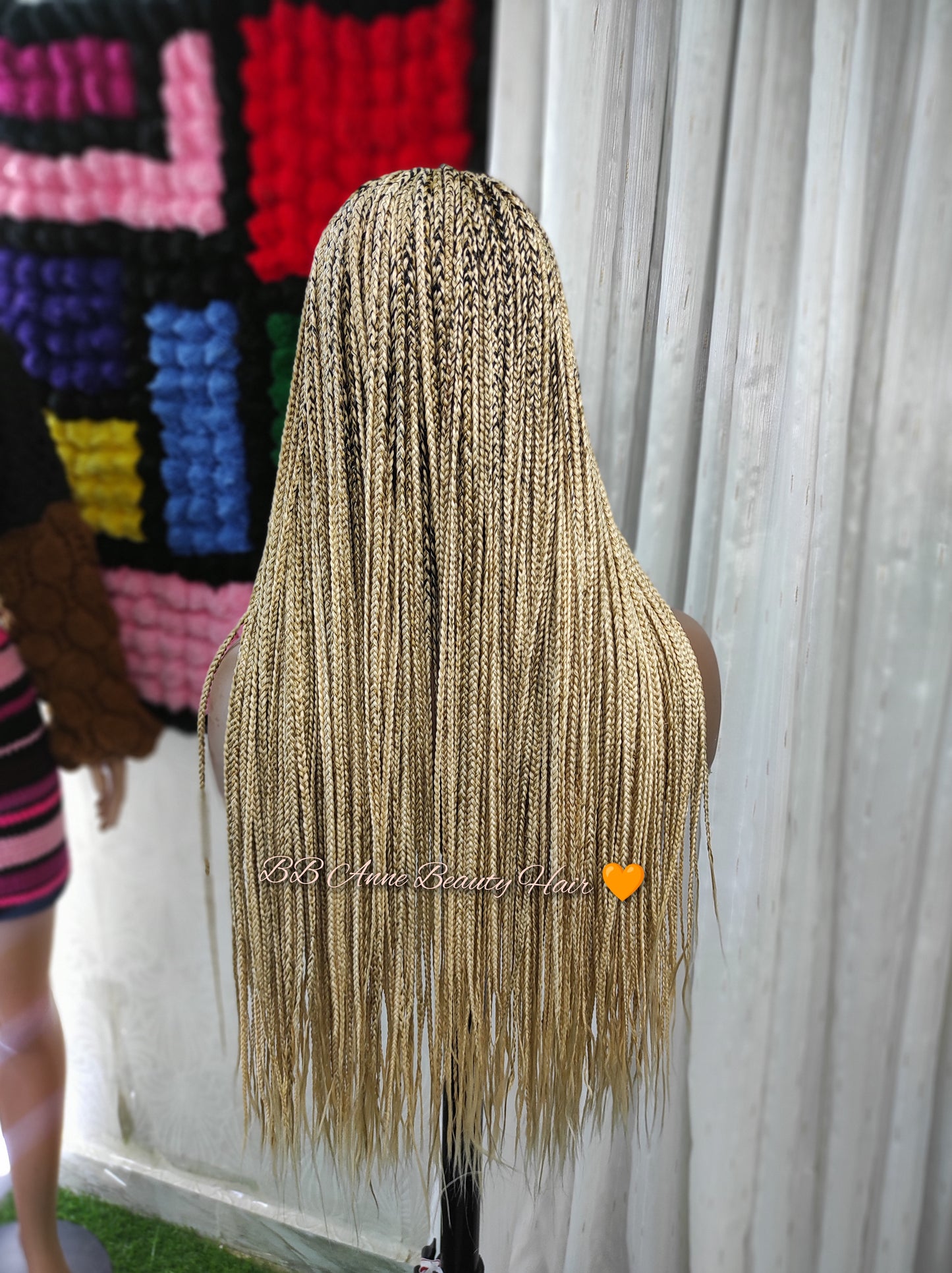 26" BLONDE BOMBSHELL | Knotless Braids | 4x4 Closure | READY-TO-SHIP