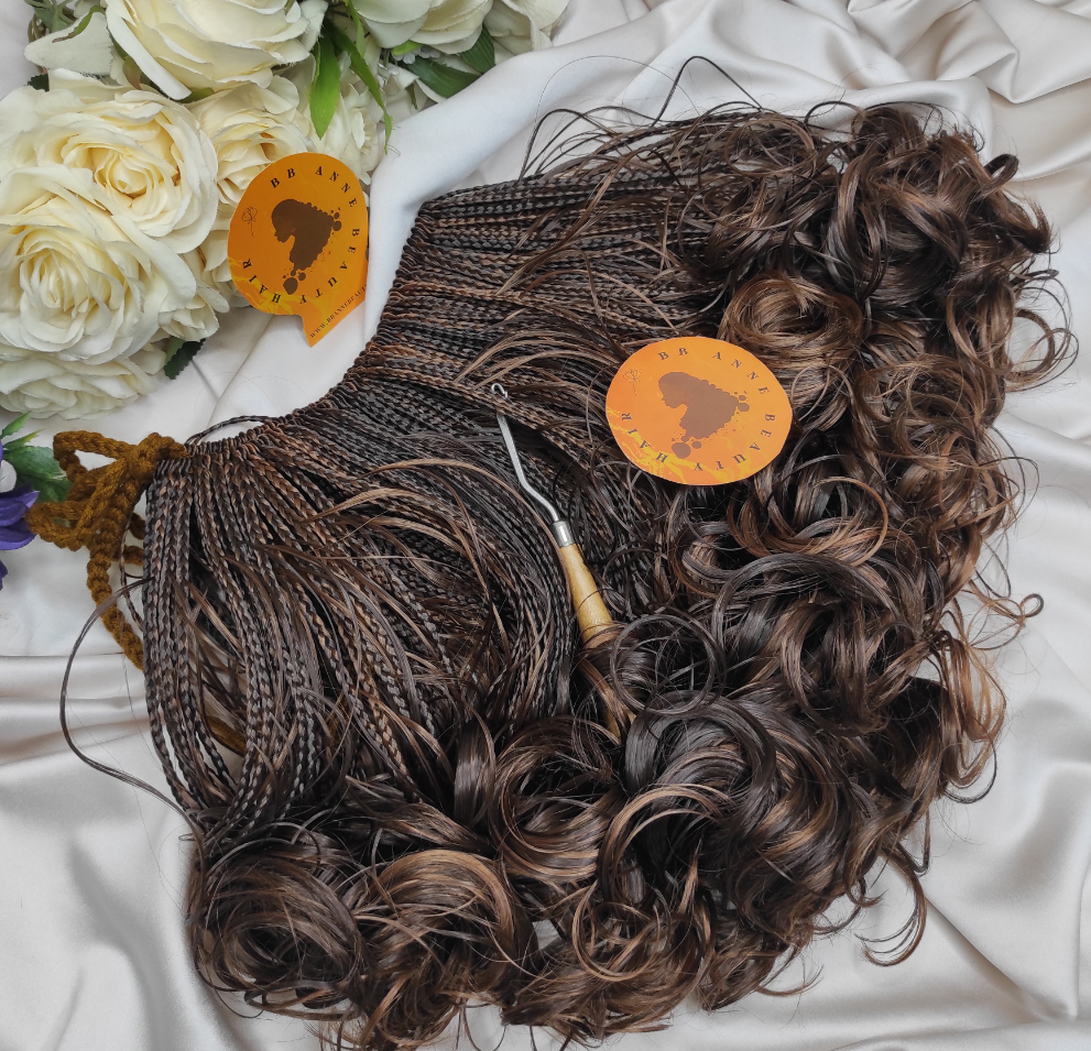 Tranças estilo BOHO FRENCH CURL || Tranças de Crochê