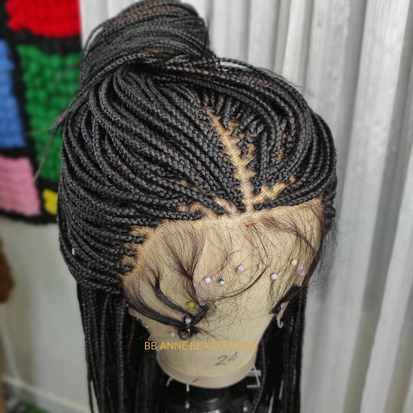 30" MICROBRAIDS | 13x4" Lace Frontal | Ready-to-Ship