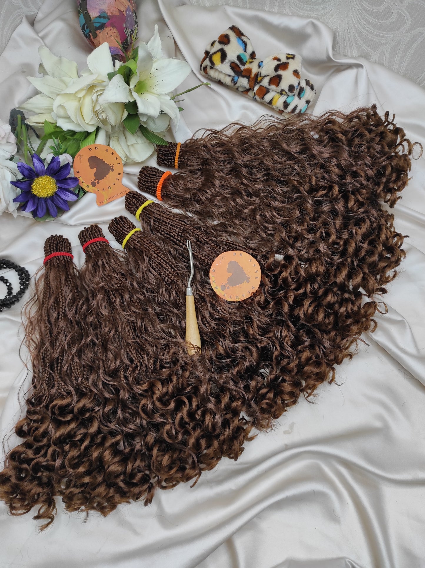 CURLY BOHO Braids|| Human Hair Curls || Crochet Braids