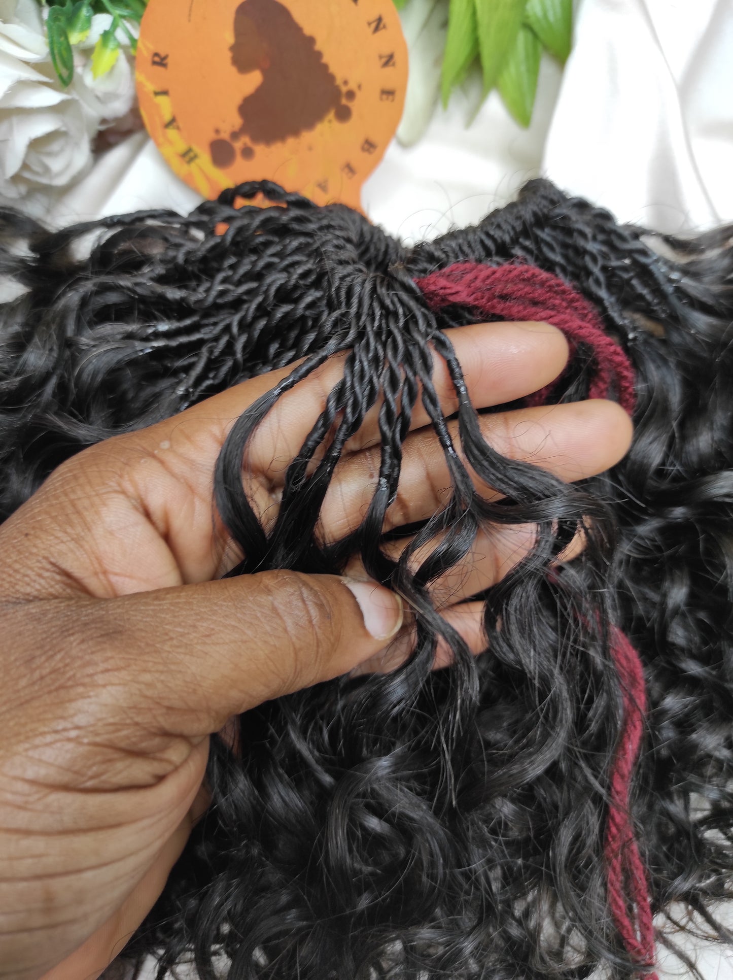 AMARA 100% Human Hair Crochet Braids || PIXIE Curl