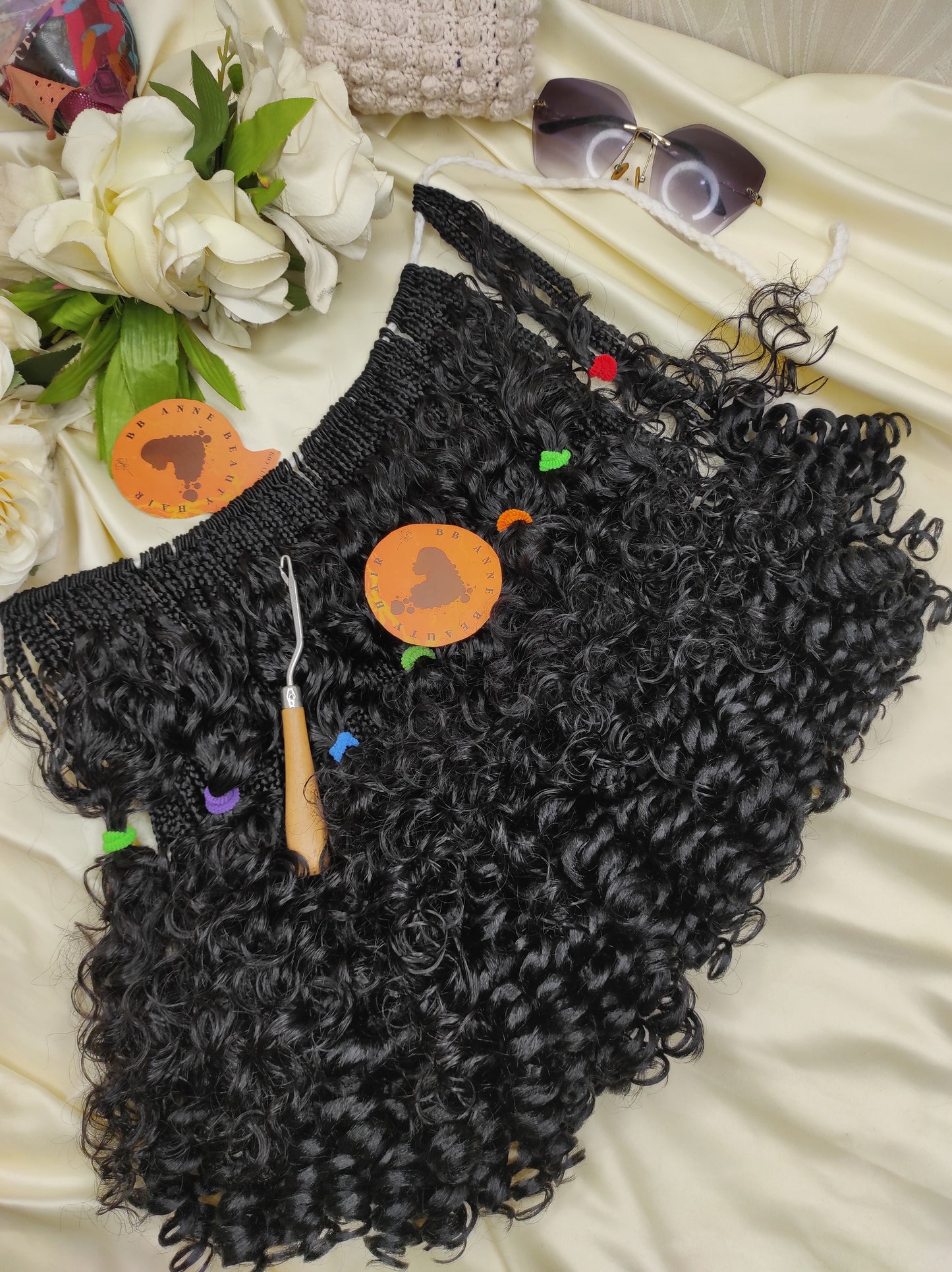 CURLY BOHO Braids|| Human Hair Curls || Crochet Braids