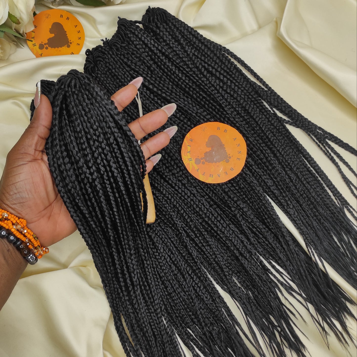 Tranças Box Braids || Tranças de Crochê Retas e Elegantes - Pequenas e Médias