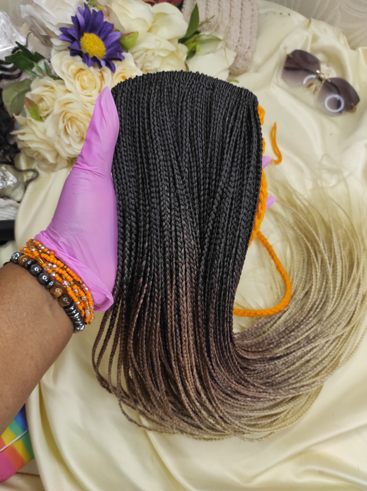 MICROTRANCADAS OMBRE || Tranças de Crochê