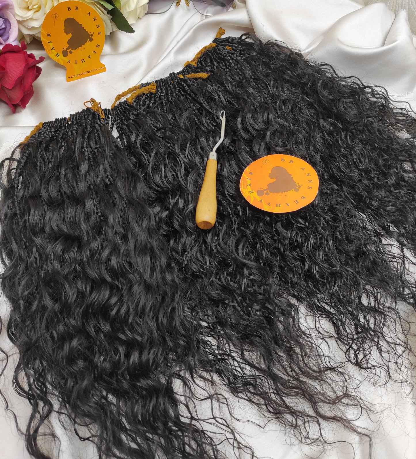 Torsades BOHO-GODDESS extra-volumes || Torsades islandaises || Boucles en cheveux naturels || Tresses au crochet