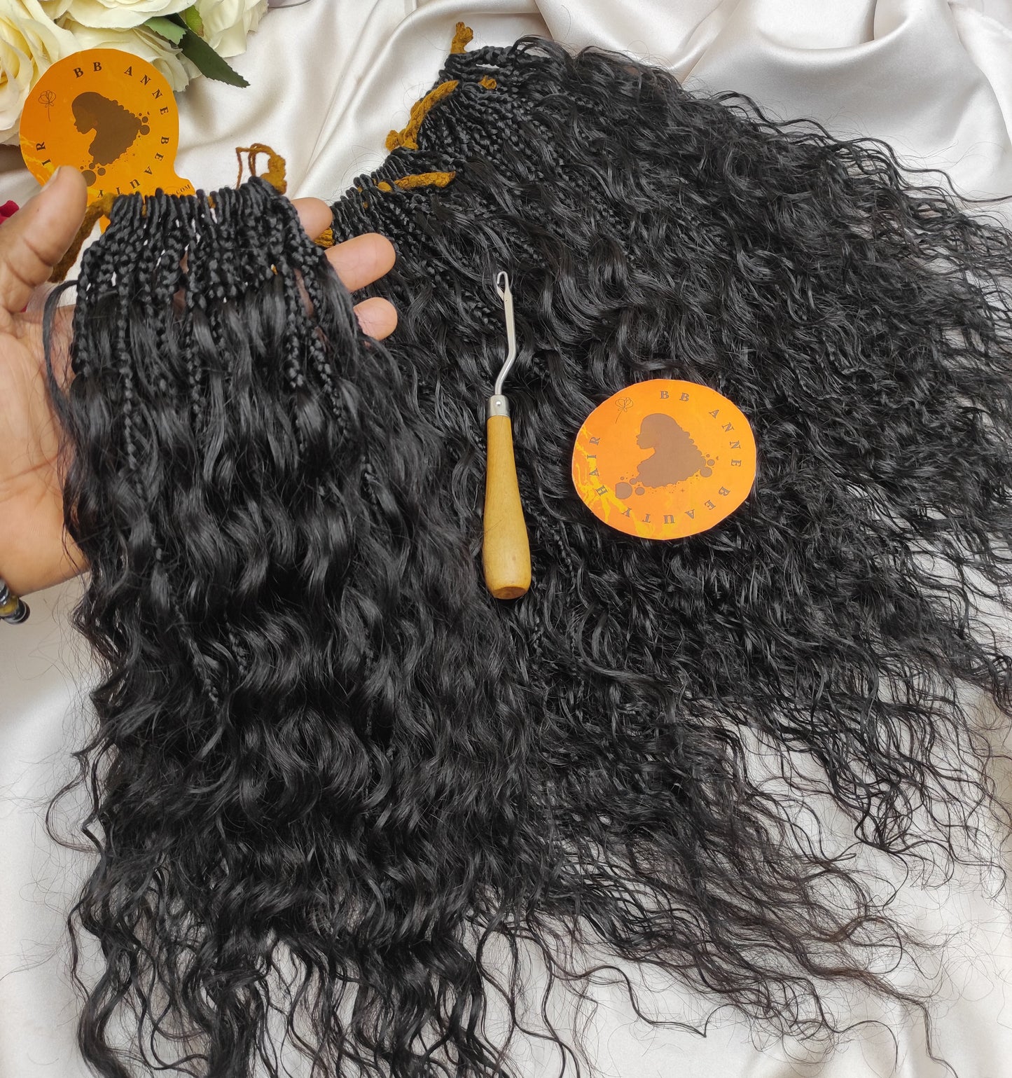 Torsades BOHO-GODDESS extra-volumes || Torsades islandaises || Boucles en cheveux naturels || Tresses au crochet