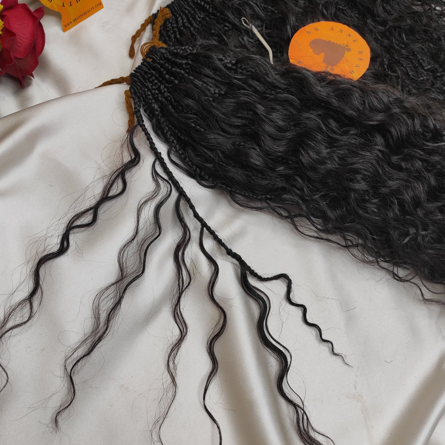 Torsades BOHO-GODDESS extra-volumes || Torsades islandaises || Boucles en cheveux naturels || Tresses au crochet