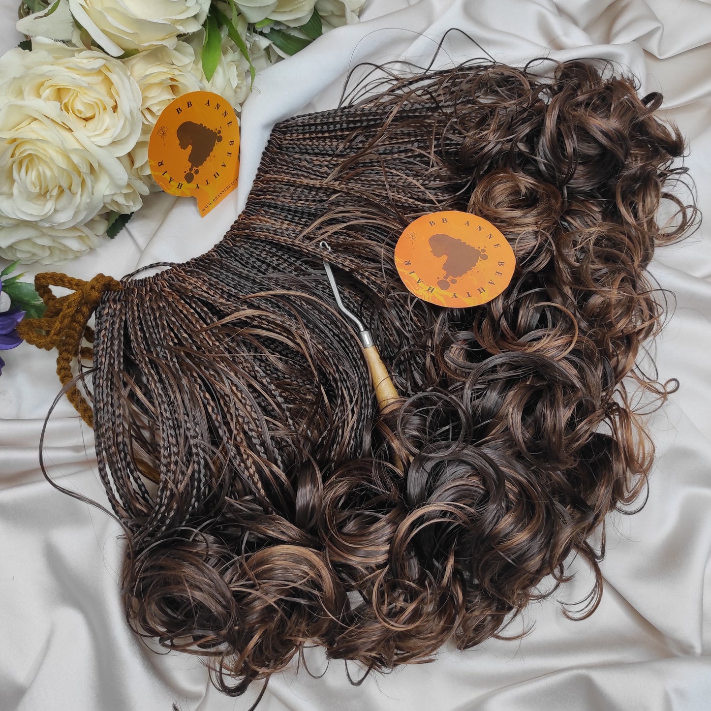 Tranças estilo BOHO FRENCH CURL || Tranças de Crochê