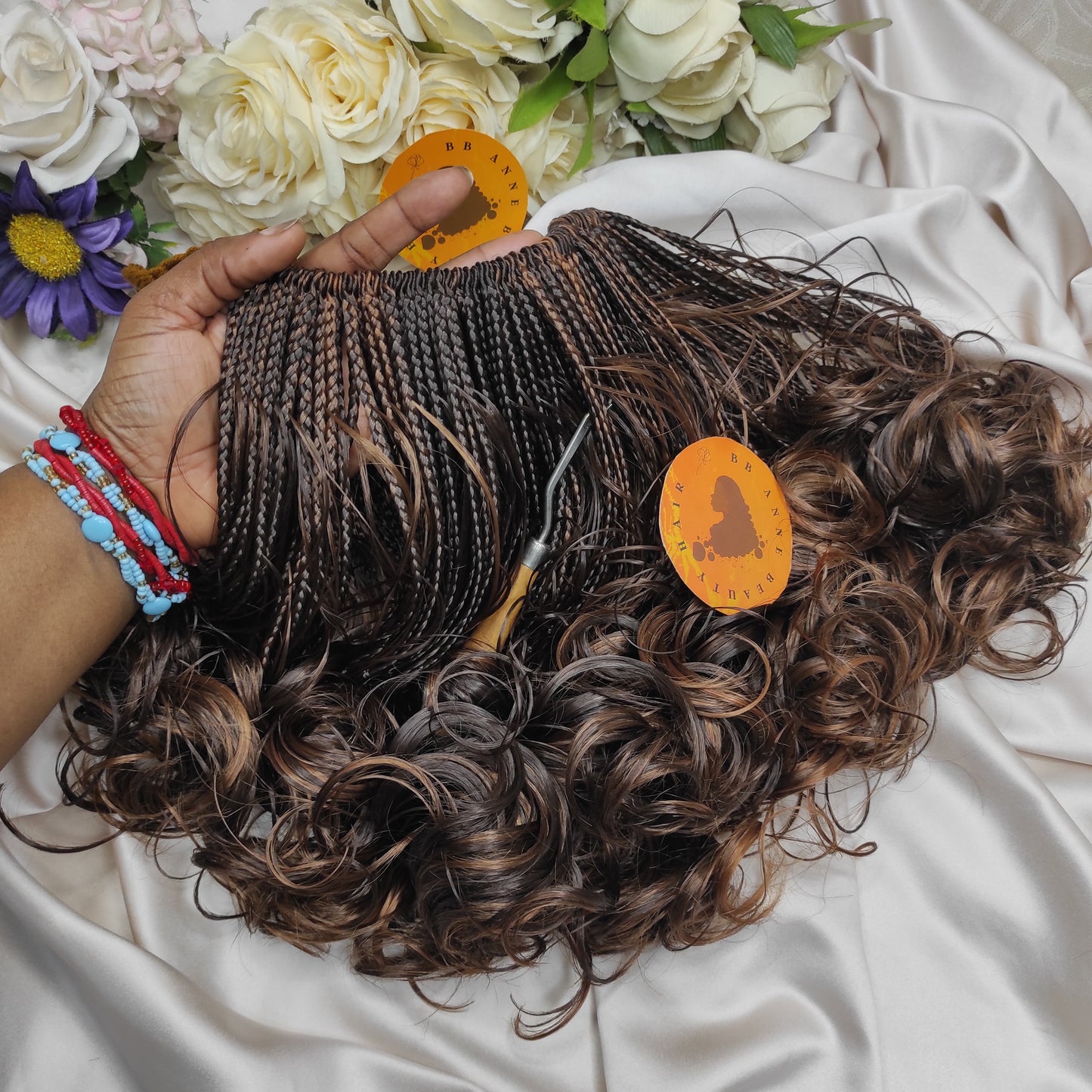 Tranças estilo BOHO FRENCH CURL || Tranças de Crochê