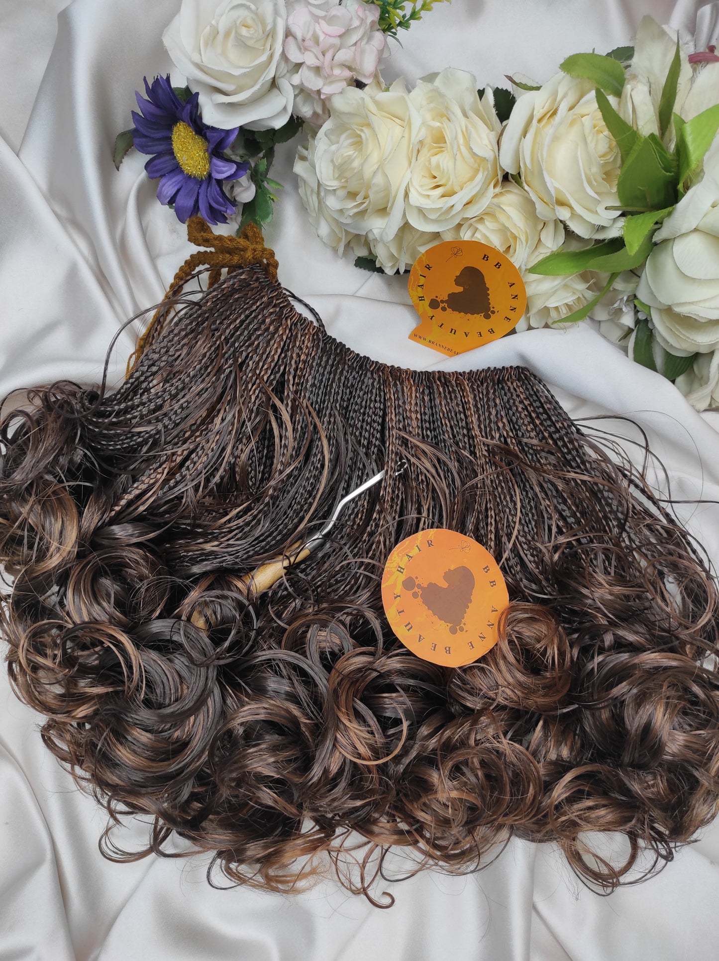 Tranças estilo BOHO FRENCH CURL || Tranças de Crochê
