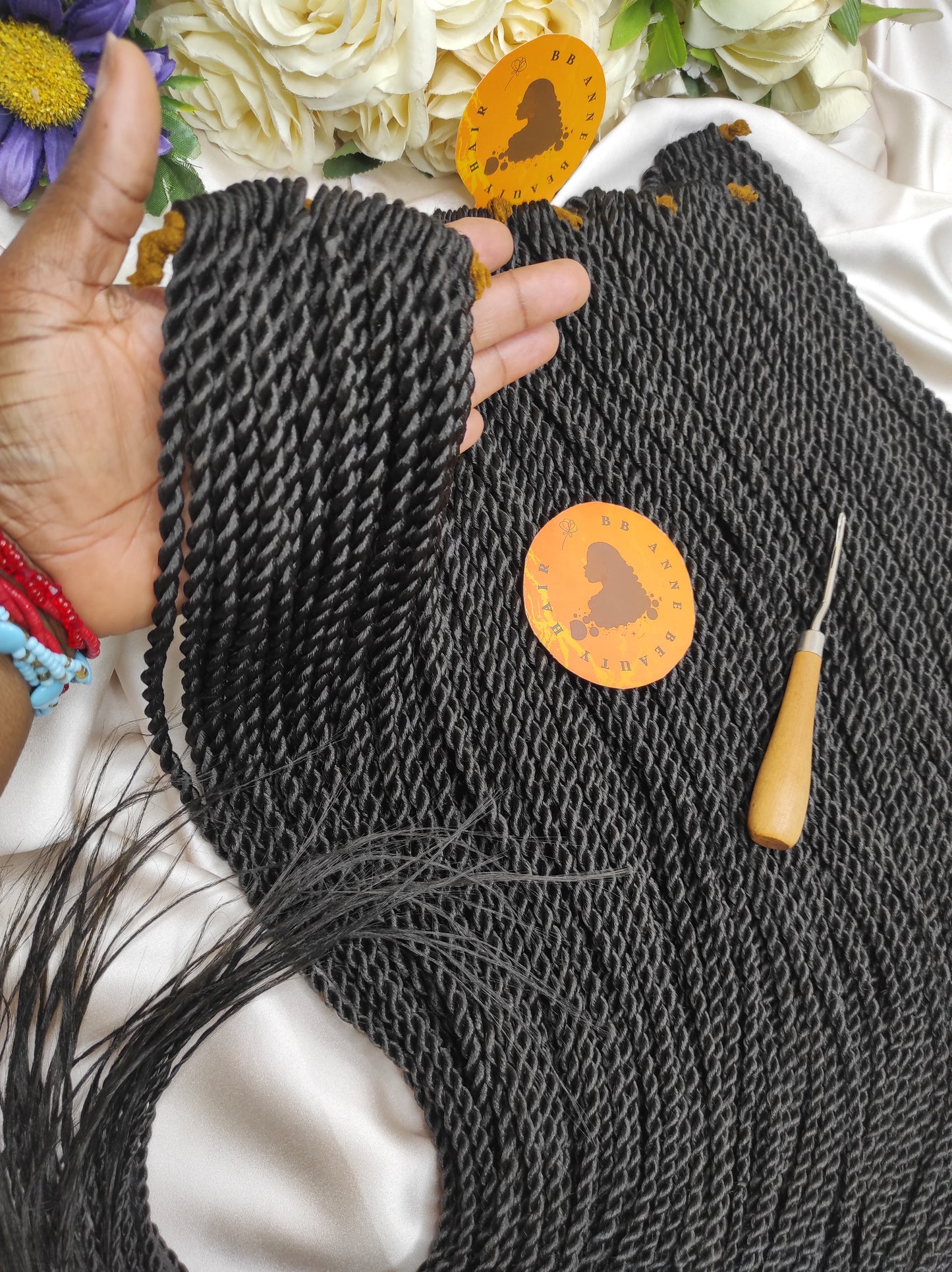 Torsades sénégalaises de taille moyenne || Torsades au crochet