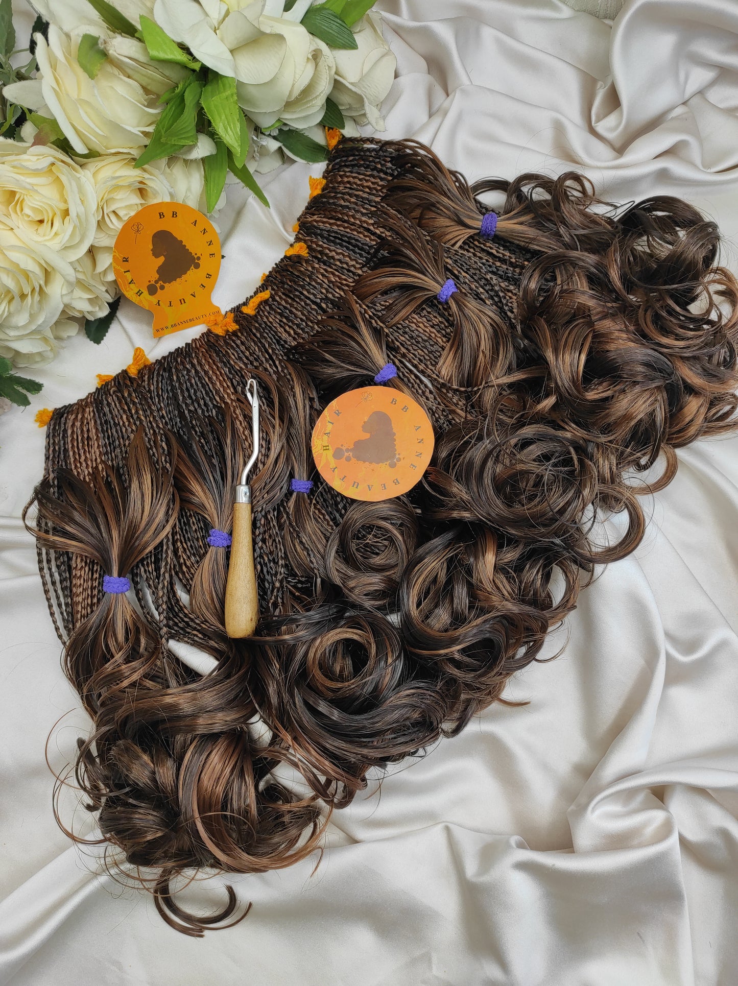 Tranças estilo BOHO FRENCH CURL || Tranças de Crochê