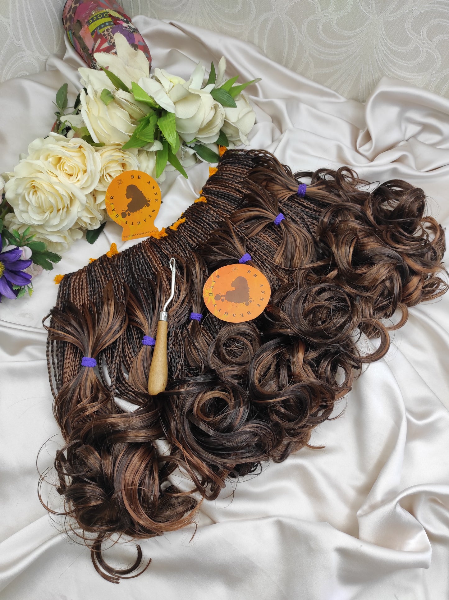 Tranças estilo BOHO FRENCH CURL || Tranças de Crochê
