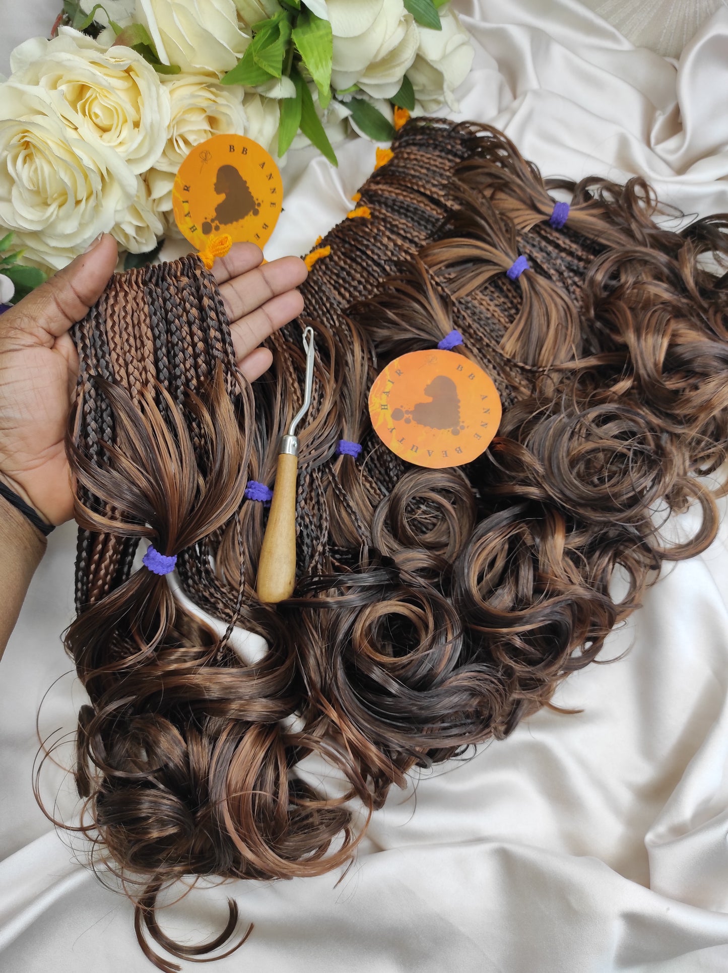 Tranças estilo BOHO FRENCH CURL || Tranças de Crochê