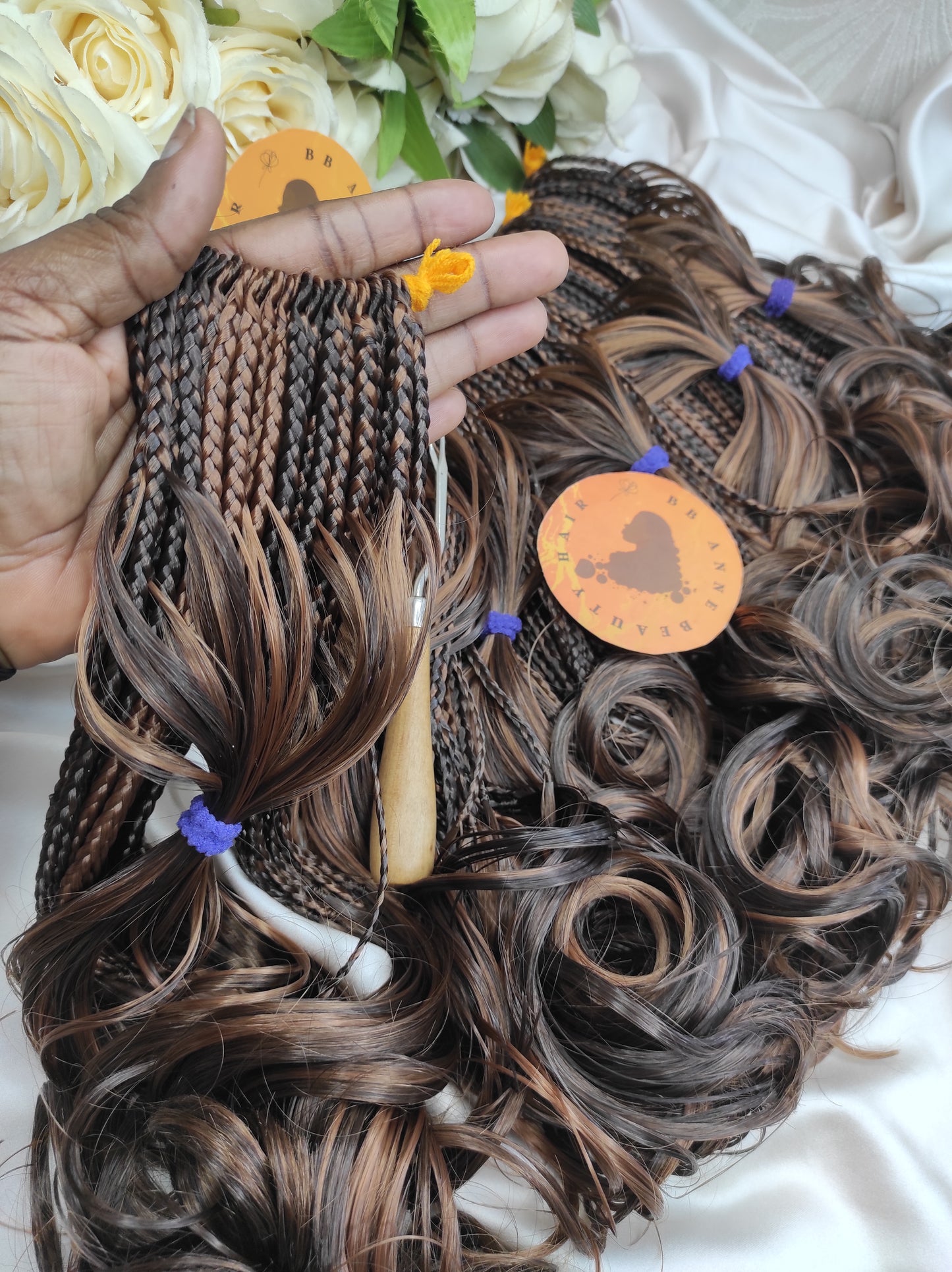 Tranças estilo BOHO FRENCH CURL || Tranças de Crochê
