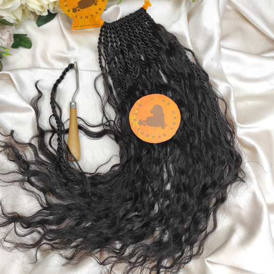 Tranças BOHO-GODDESS - (Tranças da Ilha) || Cachos de Cabelo Humano || Tranças de Crochê