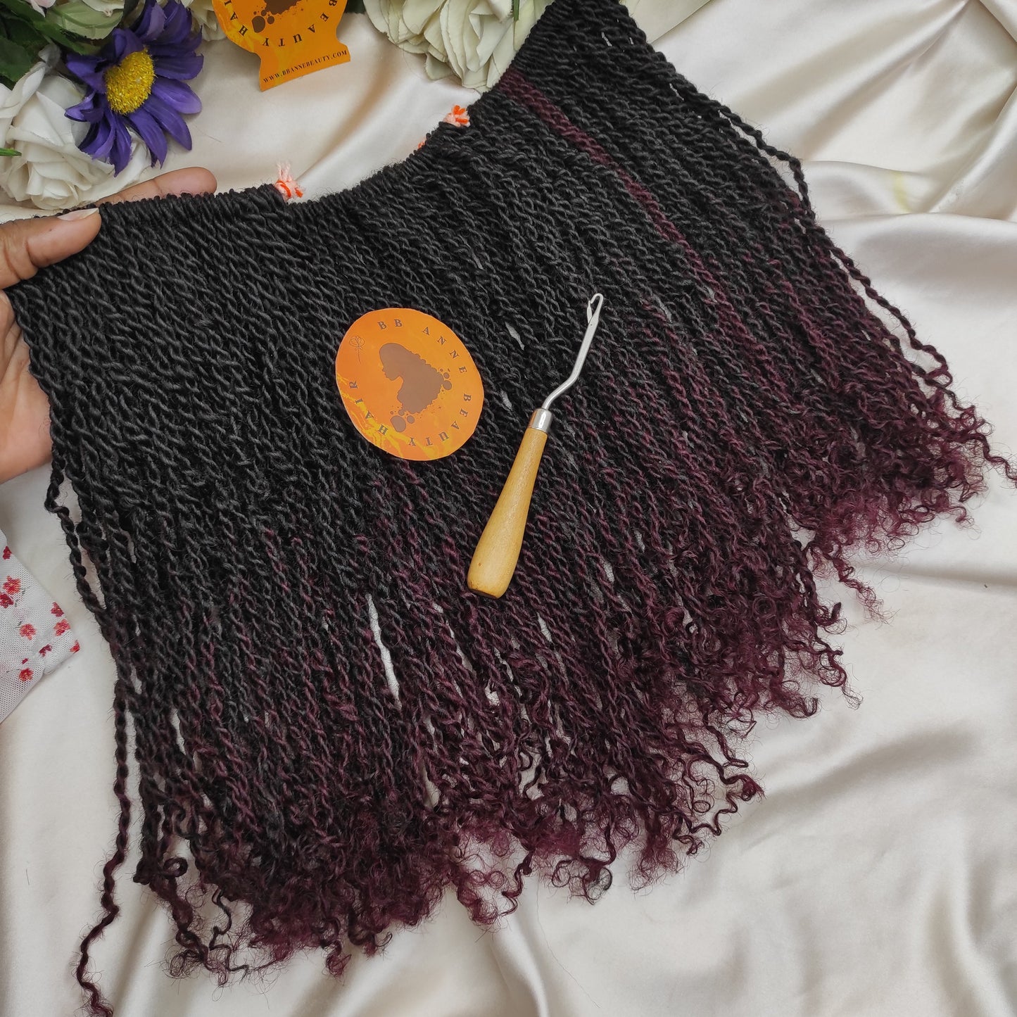 BRAZILIAN KINKY 4C CROCHET TWISTS || 100% Human hair