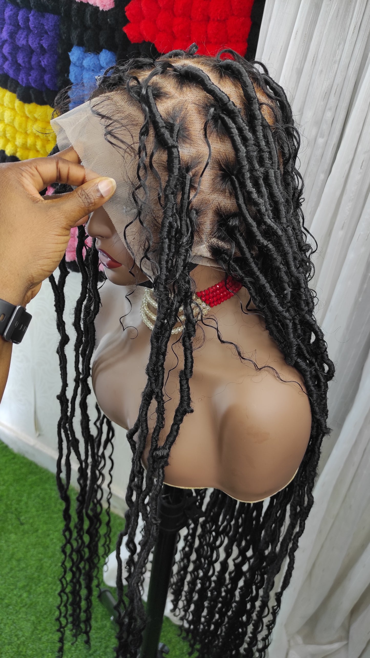 Perruques en dentelle intégrale AMIRA LOCS