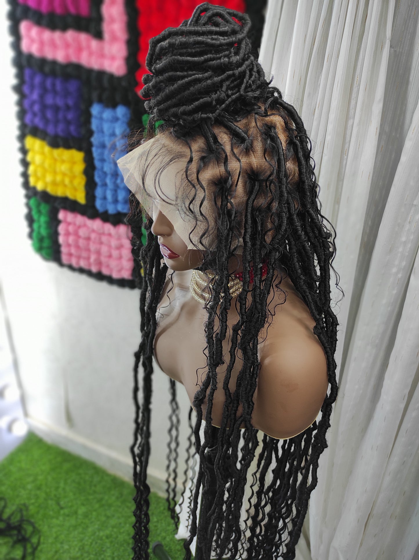 Perruques en dentelle intégrale AMIRA LOCS