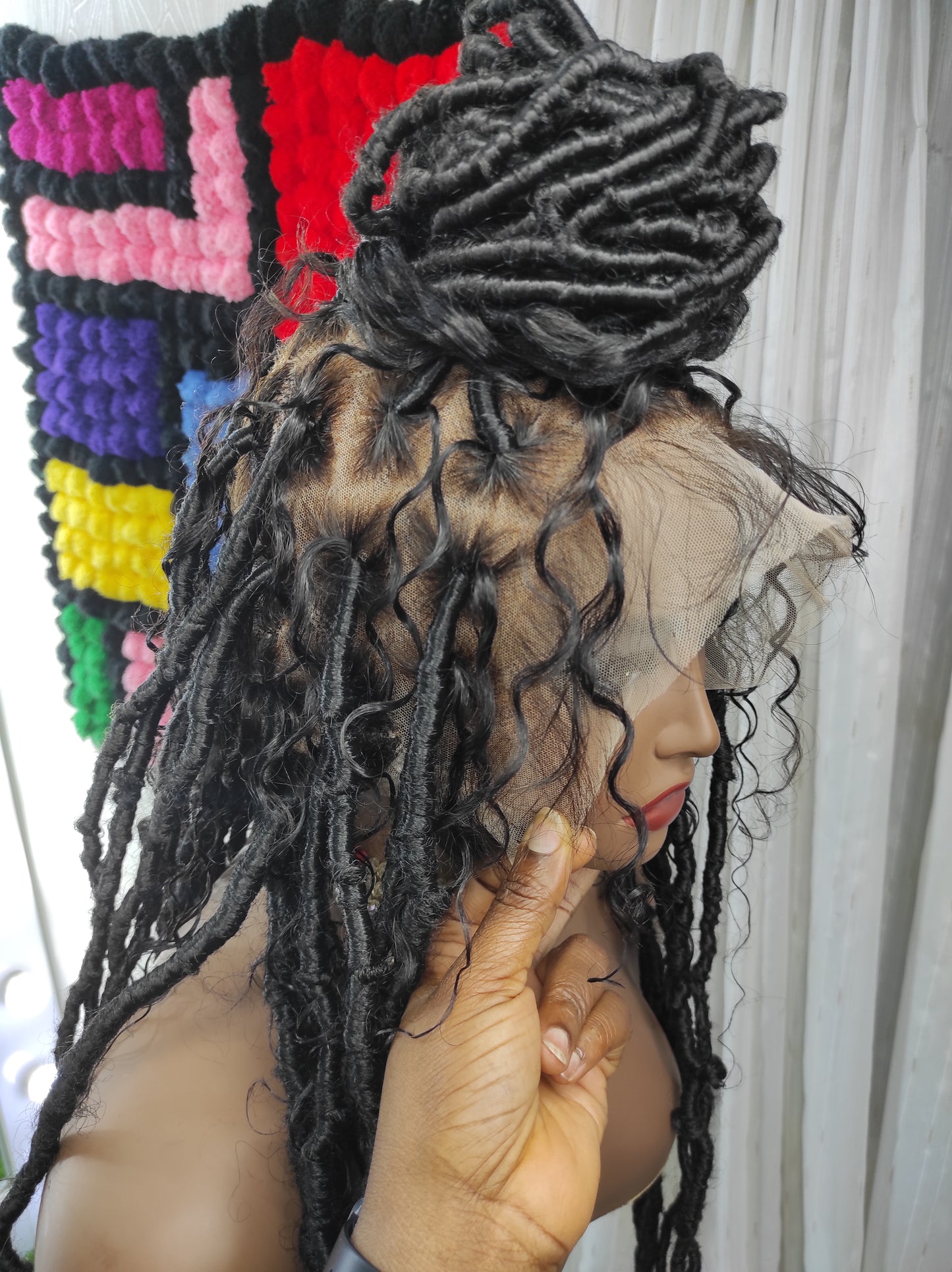 Perruques en dentelle intégrale AMIRA LOCS
