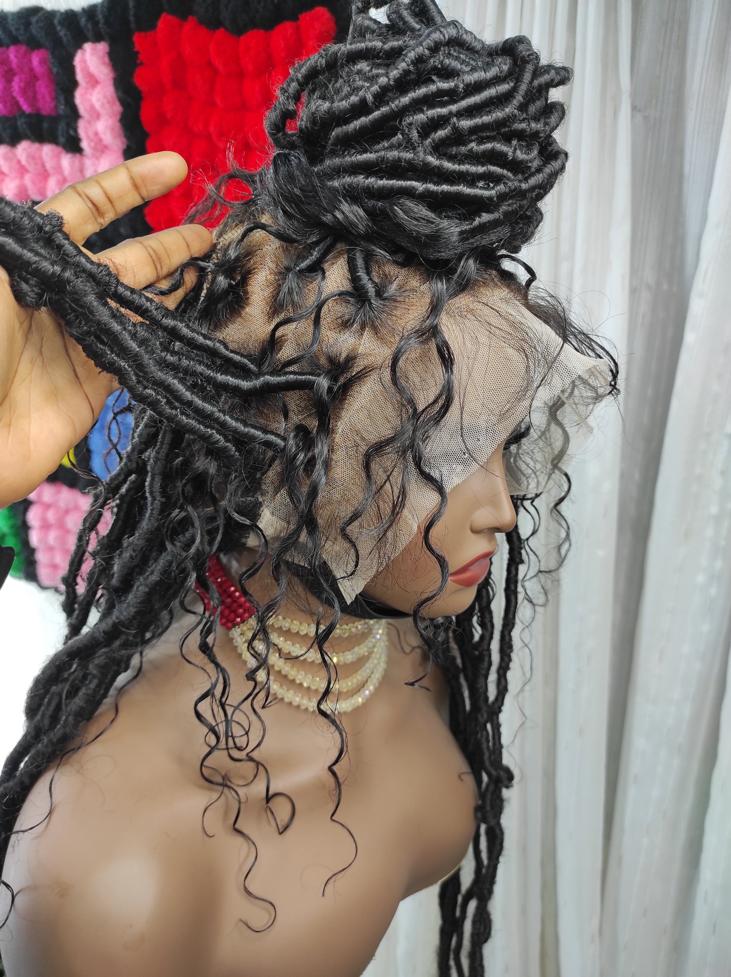 Perruques en dentelle intégrale AMIRA LOCS