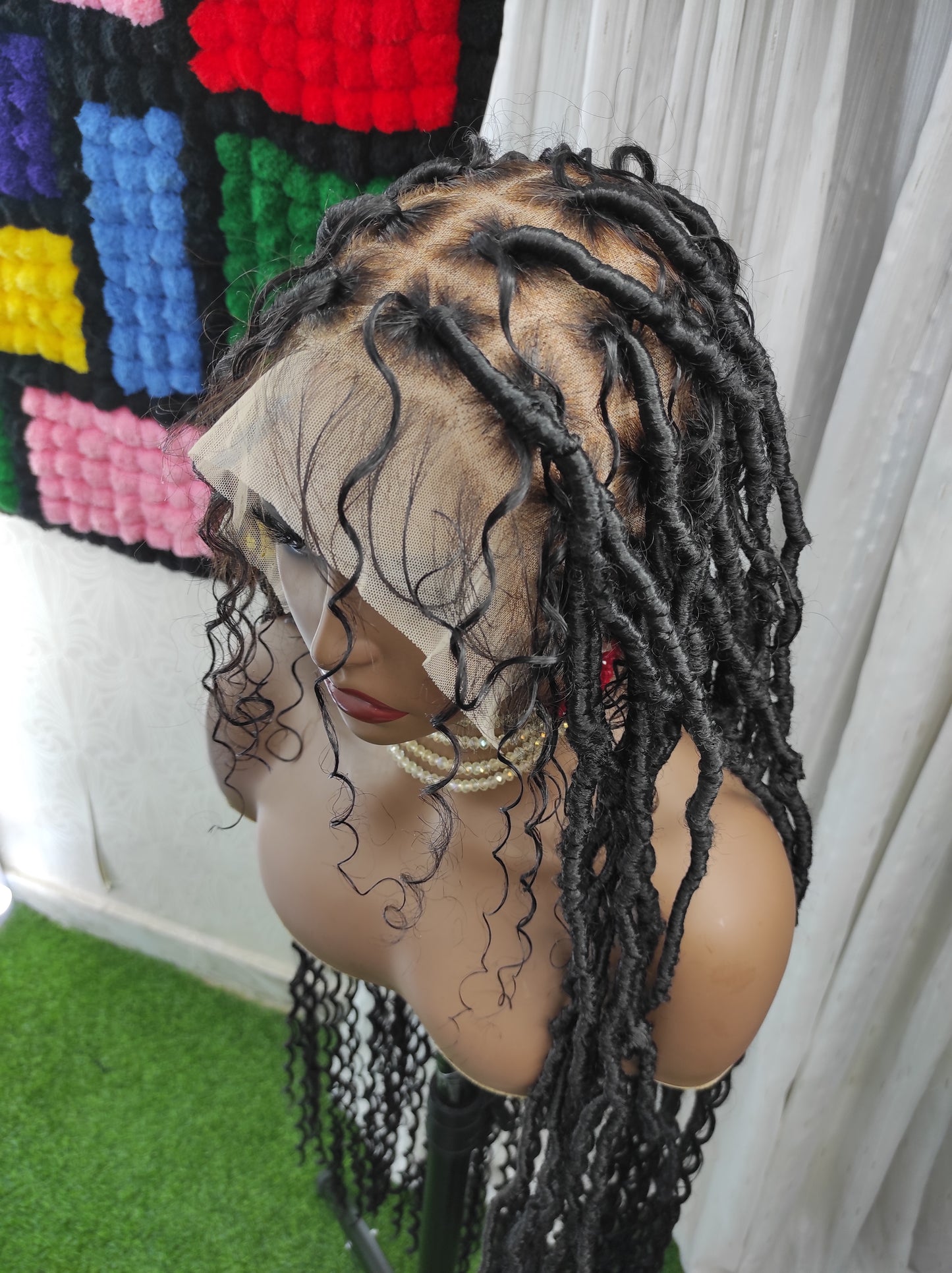 Perruques en dentelle intégrale AMIRA LOCS