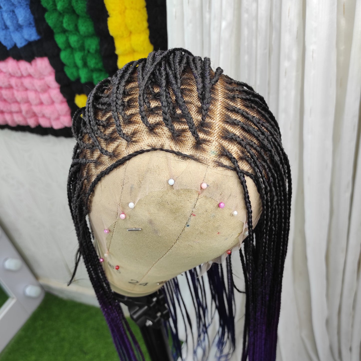 TRANÇADO FRONTAL | Ombré | 30 polegadas