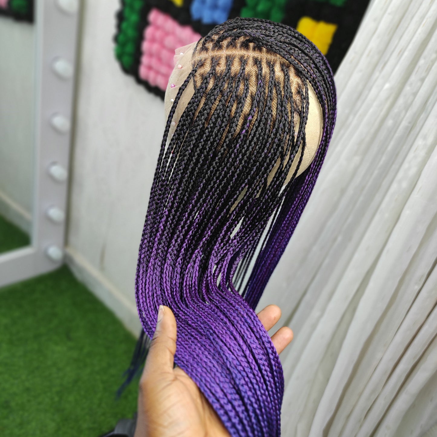 TRANÇADO FRONTAL | Ombré | 30 polegadas
